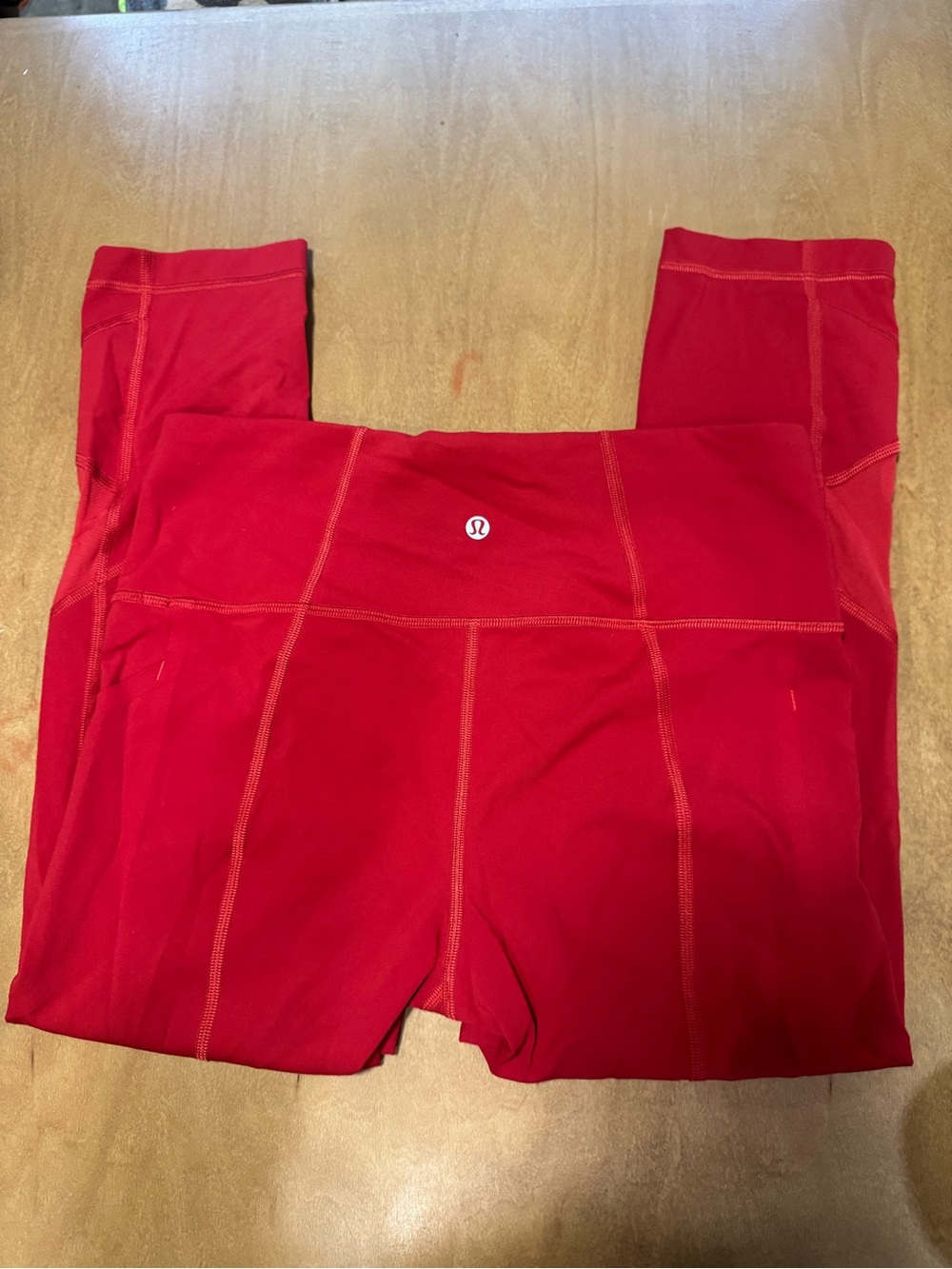 lululemon athletica Red Performance Leggings